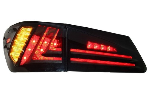 Luces traseras LED completas para LEXUS IS XE20 06-12 barra de luz lifting facial nuevo XE30 humo - Imagen 6 de 12