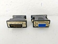 VGA Female to DVI-I Dual Link Male Adapter 2-Pack - NEW, US SELLER