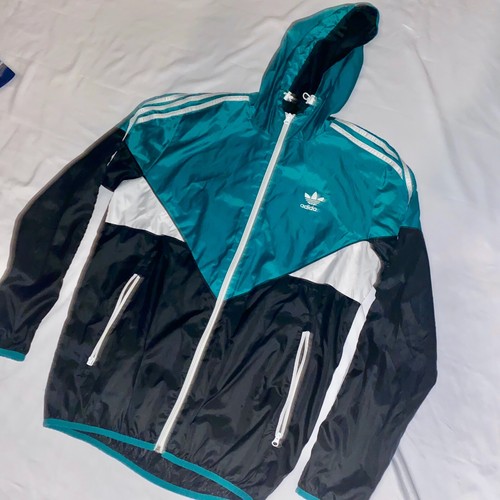 Chaqueta Rompevientos Adidas Colorado Ori Súper Rara Brillo Cal Surf Verde Negra Med - Imagen 8 de 12