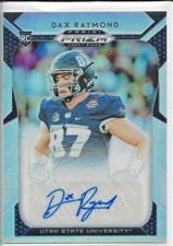 2019 Panini Prizm Draft Picks Dax Raymond Silver Autograph Utah State Rare B402