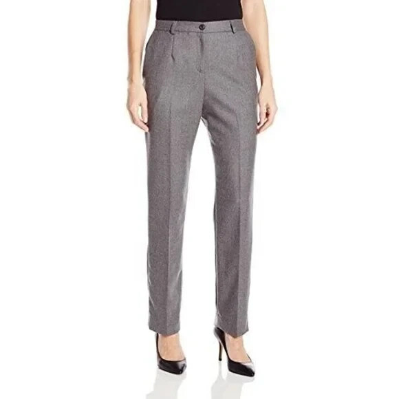 Pendleton Gray Virgin Wool Blend Straight Leg Pan… - image 2