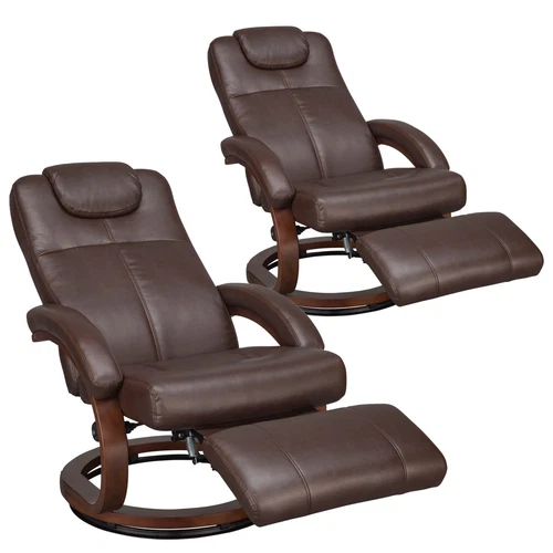 RecPro Charles 28" RV Euro Chair Recliner Ergonomic RV Furniture Seats 2-Pack