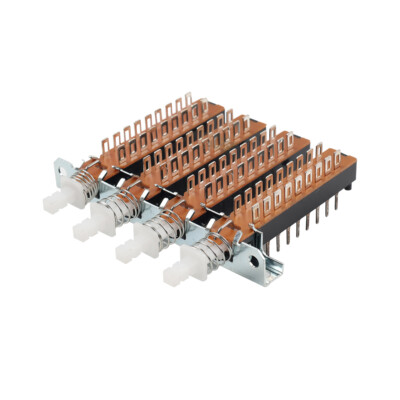 Interlock Push Button Switch Piano Type 18 Pin 4 Row | eBay