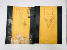 La VIE des ANIMAUX par Léon BERTIN 9 Planches Couleur et 1036 Gravures 1954