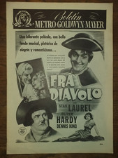 The Devil's Brother, Fra Di&aacute;volo, Amazing Pressbook #777