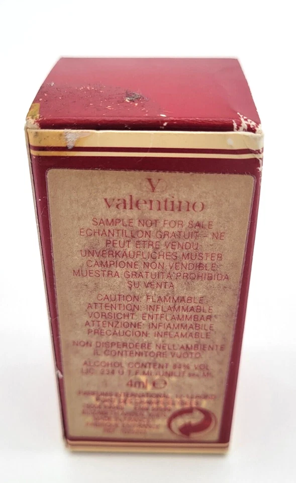 Vintage V by Valentino para Mujer 4 ml Eau de Toilette Mini Splash-On NUEVO Original Foto 3 de 4