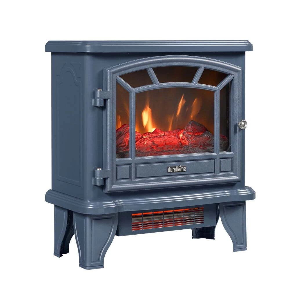 Duraflame® Infrared Quartz Electric Fireplace Stove Heater, Blue 5200 BTU  Heater | eBay