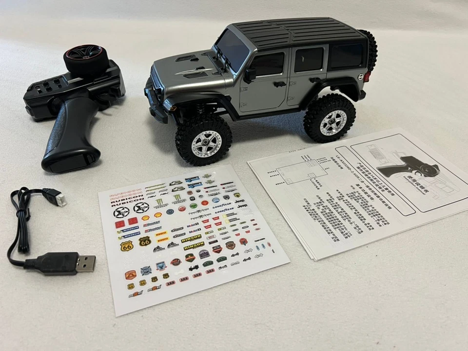 Camión Rock Crawler 4x4 RC 1:18 - Luces LED, 40 minutos de ejecución, control remoto de 100 m Foto 2 de 4