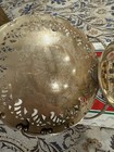 Vintage Queen Anne 3 Tier Tray Folding Cake Party Stand Silver Plated — photo 5
