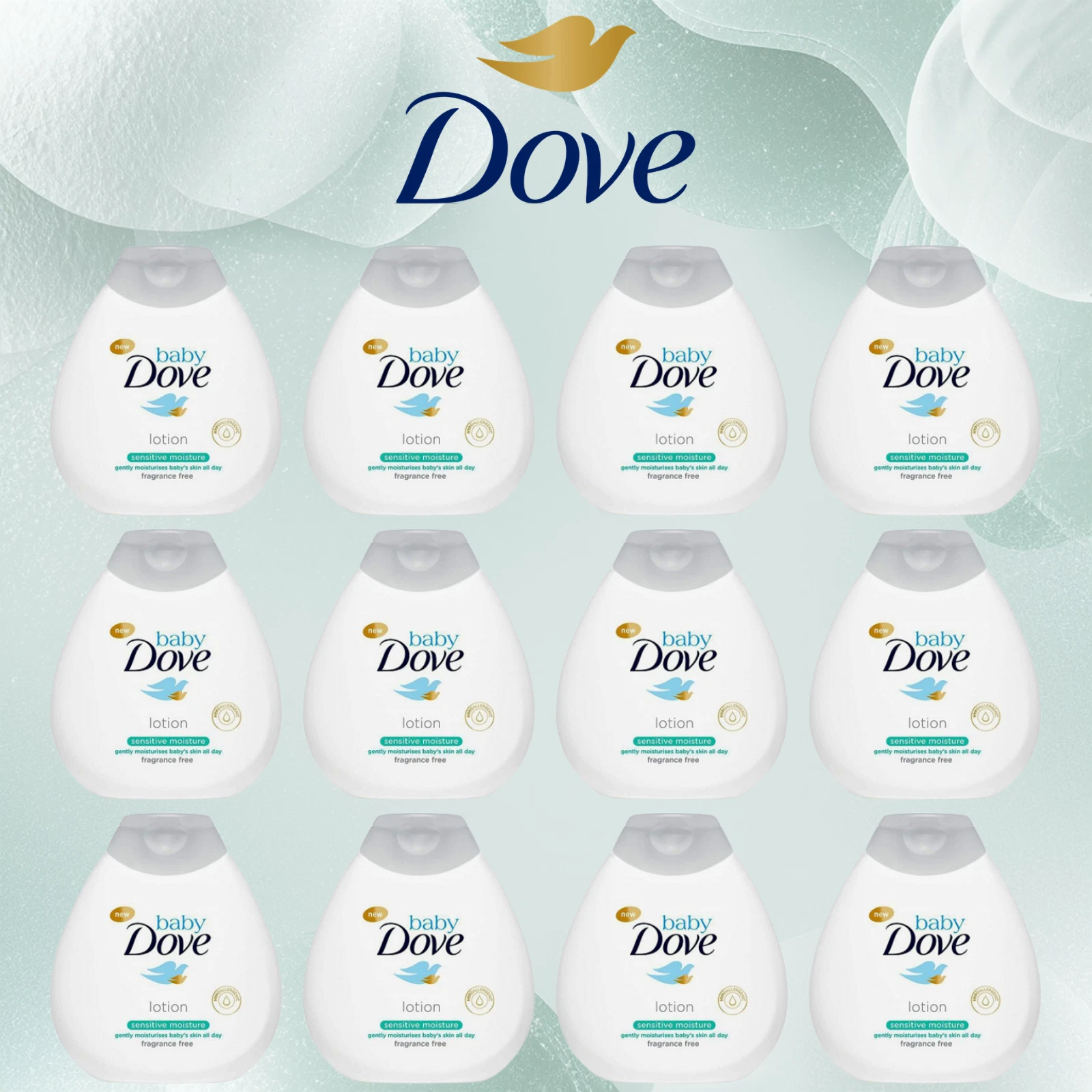 12 Pack Baby Dove Sensitive Moisture Lotion Fragrance Free 200ml 6.76oz
Opens in a new window or tab