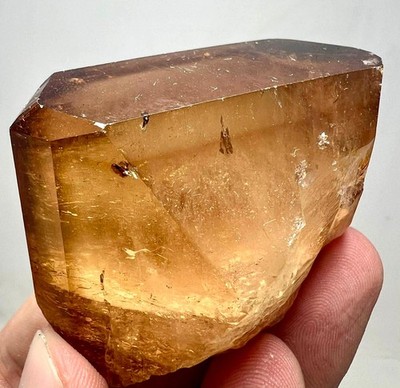151 Gram Wow !!! Beautiful Honey Color Topaz Huge Crystal @PAK