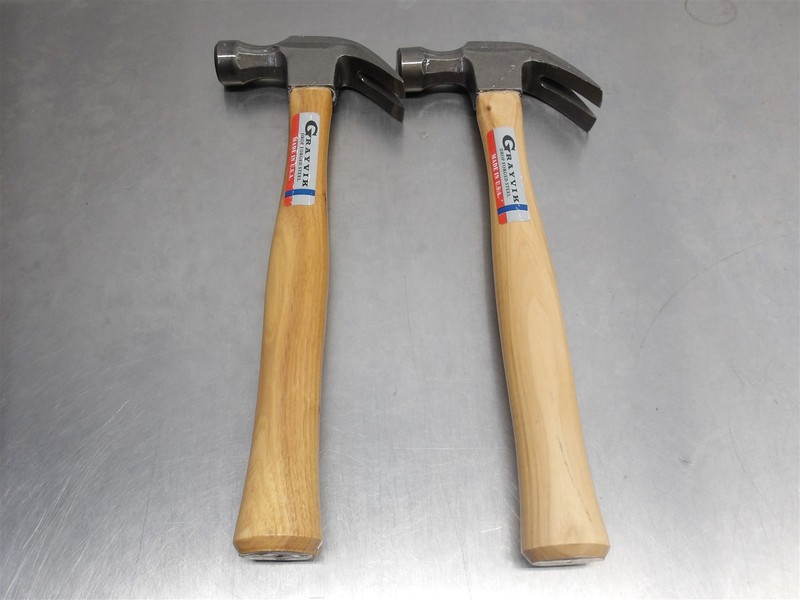 2 NEW! Grayvik Drop Forged Steel 20oz Nail Hammer 