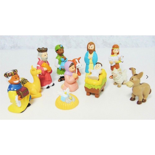 House of Lloyd CHILDS FIRST 1st NATIVITY SET 13 PC Christmas Holy Family PVC Toy - Picture 8 of 8