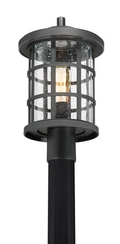 Quoizel CSE9010 Crusade 1 Light 17" Tall Outdoor Lantern Style - Bronze - Picture 6 of 9