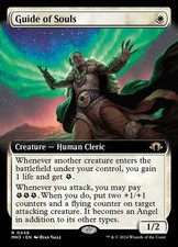 1x Guide of Souls - Foil - Extended Art Light Play MTG Magic - Kid Icarus -
