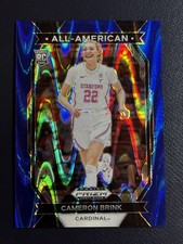 2024 Prizm Draft All-American Blue Seismic Rookie /149 #10 Cameron Brink