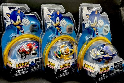 Sega Sonic The Hedgehog Tails, Sonic, & Knuckles Collectible Diecast Real Metal