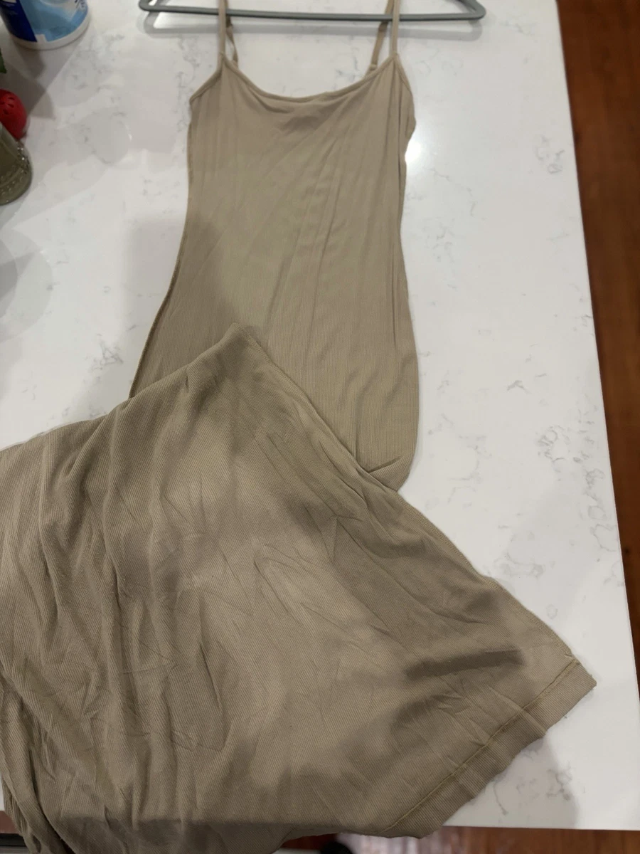 princess polly baby blue dress Jil Sander Cream/Beige Knit Virgin Wool Maxi Dress M Jil Sander main image 1