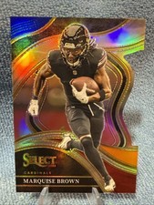 2023 Select - Club Level Blue Orange Prizm Die-Cut #237 Marquise Brown /35