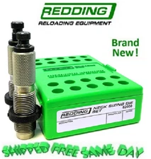 Redding 2 Die Neck Sizing Set for 25 GT BRAND NEW! # 82391