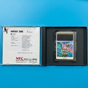 [Case and instruction manual included] PC Engine HuCARD Fantasy Zone HuCard NEC