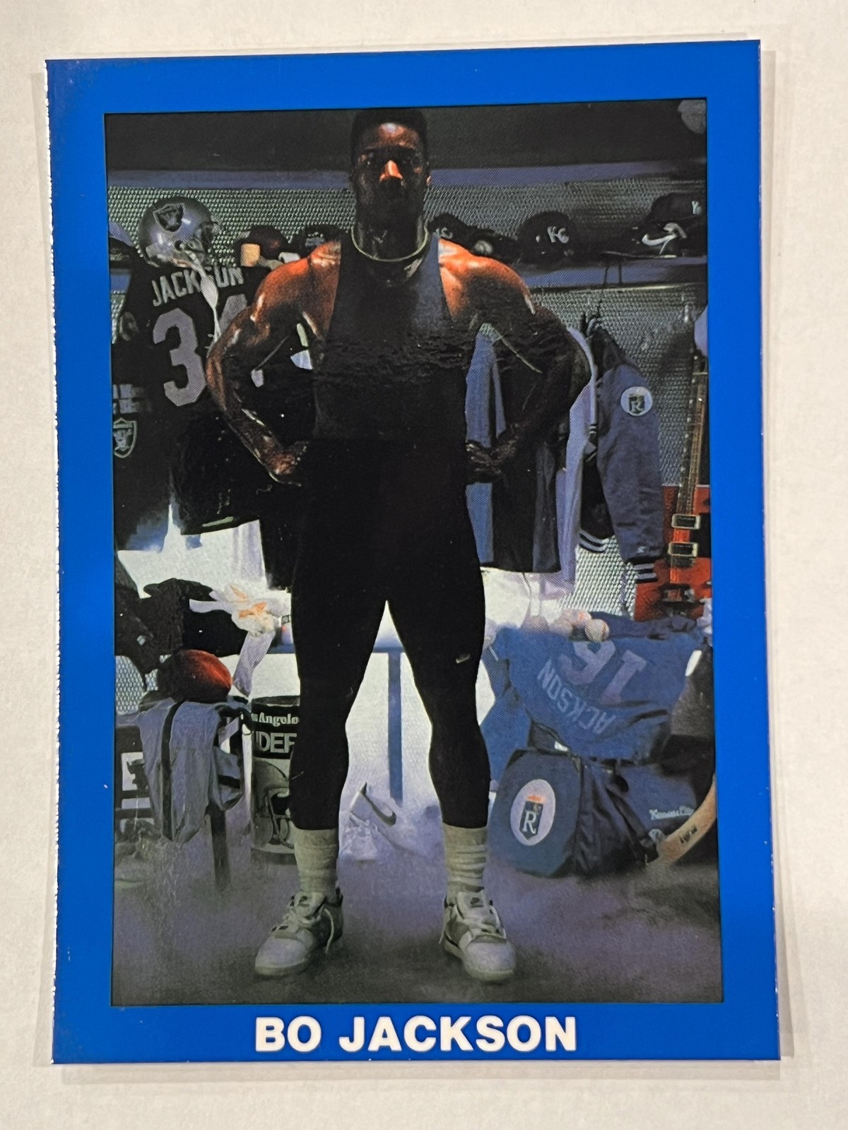 1990 Bo Jackson (Black & Blue Border) (unlicensed) #NNO Bo Jackson