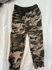 Boy's Green Camo 365 Kids by Garanimals Jogger -Style Pants size 5