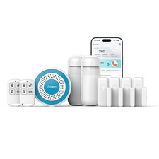 Alarm System for Home Security,9 Pieces Smart WiFi Door Alarm System with APP...