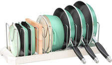 Pots and Pans Organizer for under Cabinet, Pan Pot Organizers inside Cabinet, Ex
