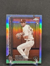 2025 Topps Chrome Update - #USC157 Thomas Saggese RC - Sepia Refractor Rookie