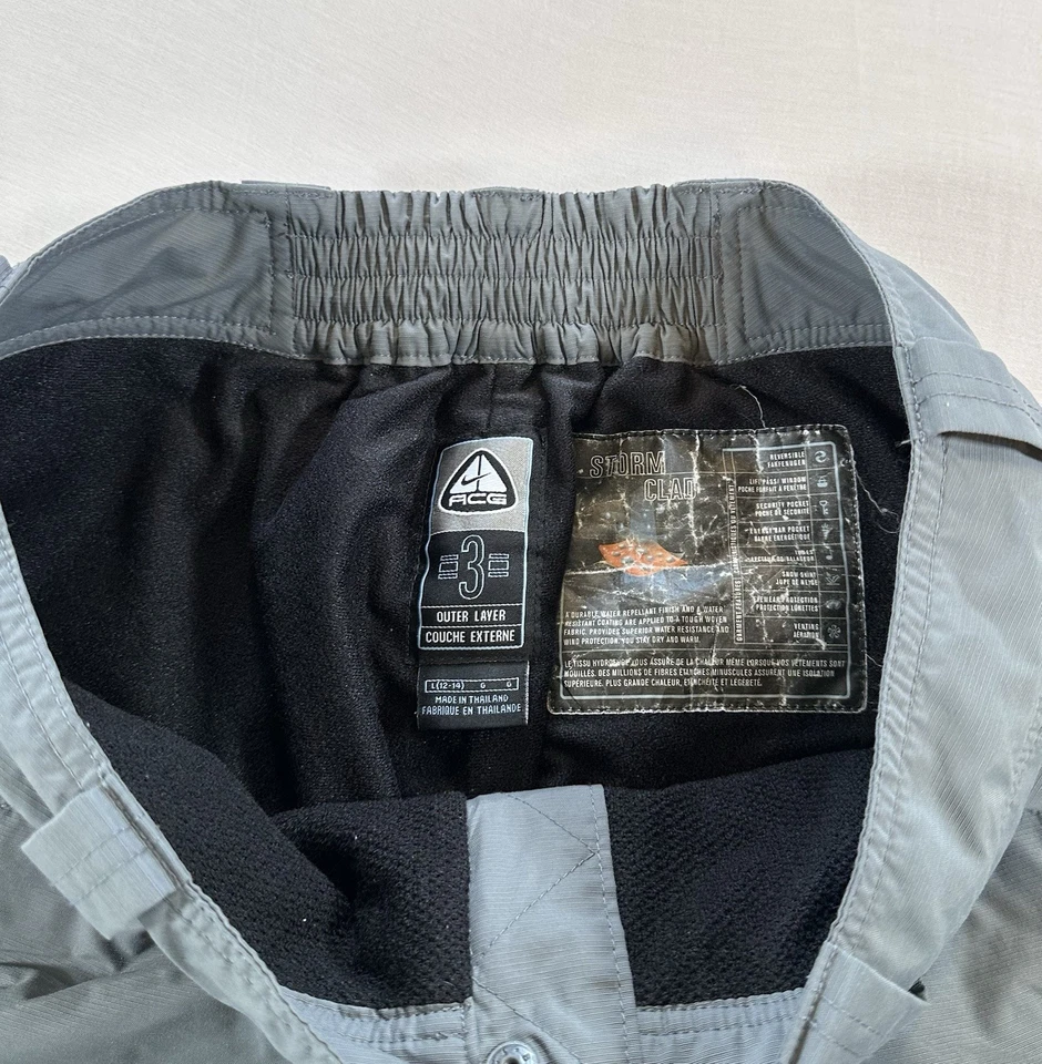 Vintage 90s Nike ACG Ski Pants Storm Clad Outer Layer 3 Size L (32 / 29) - Image 4 of 4