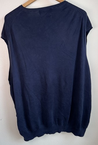 Polo Ralph Lauren Pullover V-Neck Sweater Vest Mens 3XLT 3XL Tall Blue Pima - Picture 6 of 6