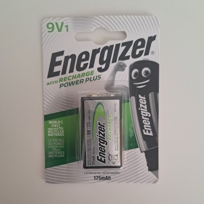 Energizer Max 9V NiMH Akku 175 mAh, Neu und in Originalverpackung
