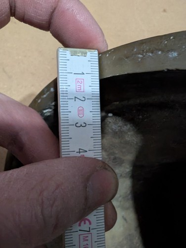 Mosiężny dzwonek okrętowy solidny grubość 11mm średnica 28cm - Zdjęcie 4 z 4