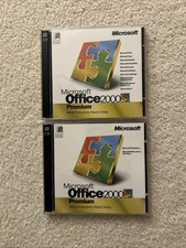 Microsoft Office 2000 Premium 4 CDs With Keys