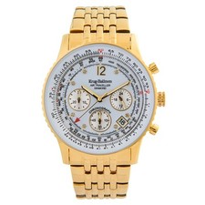 Krug-Baumen Mens Air Traveller Diamond Watch RRP £359. New and Boxed.