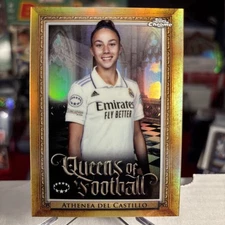 Athenea Del Castillo 2022-23 Topps Chrome UEFA Women's Queens Refractor ⭐️ MINT