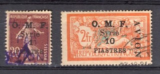 FRANCE SYRIE PA 1921 oblitéré 100 €