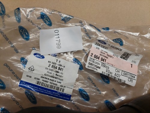 Ford Transit Lower Radiator Hose Pipe 2.0 EcoBlue 2019-2024 2664941 Genuine NEW - Picture 6 of 10