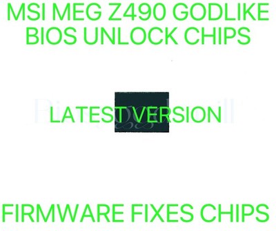 MSI MEG Z490 GODLIKE, NO PASSWORD FIRMWARE BIOS CHIP LATEST VERSION