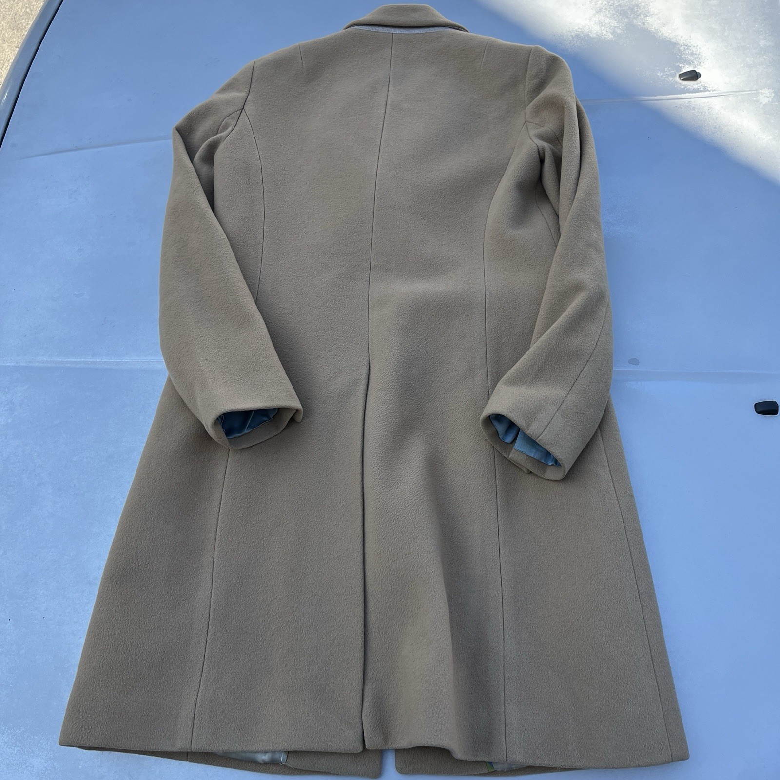 J.CREW Women's Button Collared Lined Overcoat Bei… - image 8