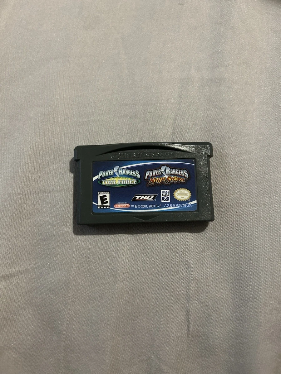 POWER RANGERS NINJA Storm & Dino Thunder Nintendo Game Boy Advance Bundle Lot EUR 13,31