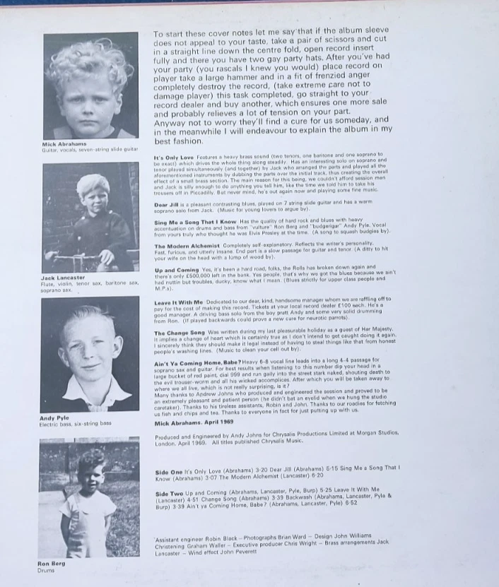 Ahead Rings Out by Blodwyn Pig  LP - Image 3 of 4