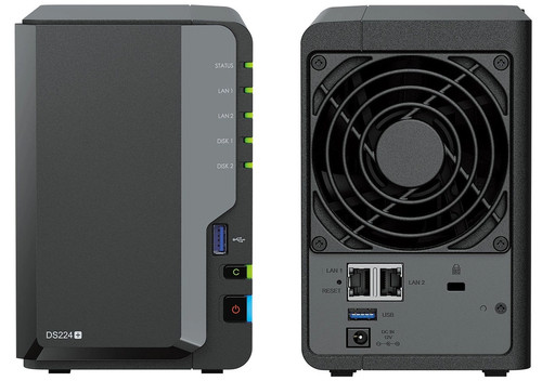 Synology DiskStation DS224+ NAS Server 8TB (2x4TB) Seagate Barracuda - Afbeelding 4 van 4