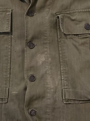 VTG WW2 1940S ARMY M-43 HBT JACKET 38R Utility | eBay