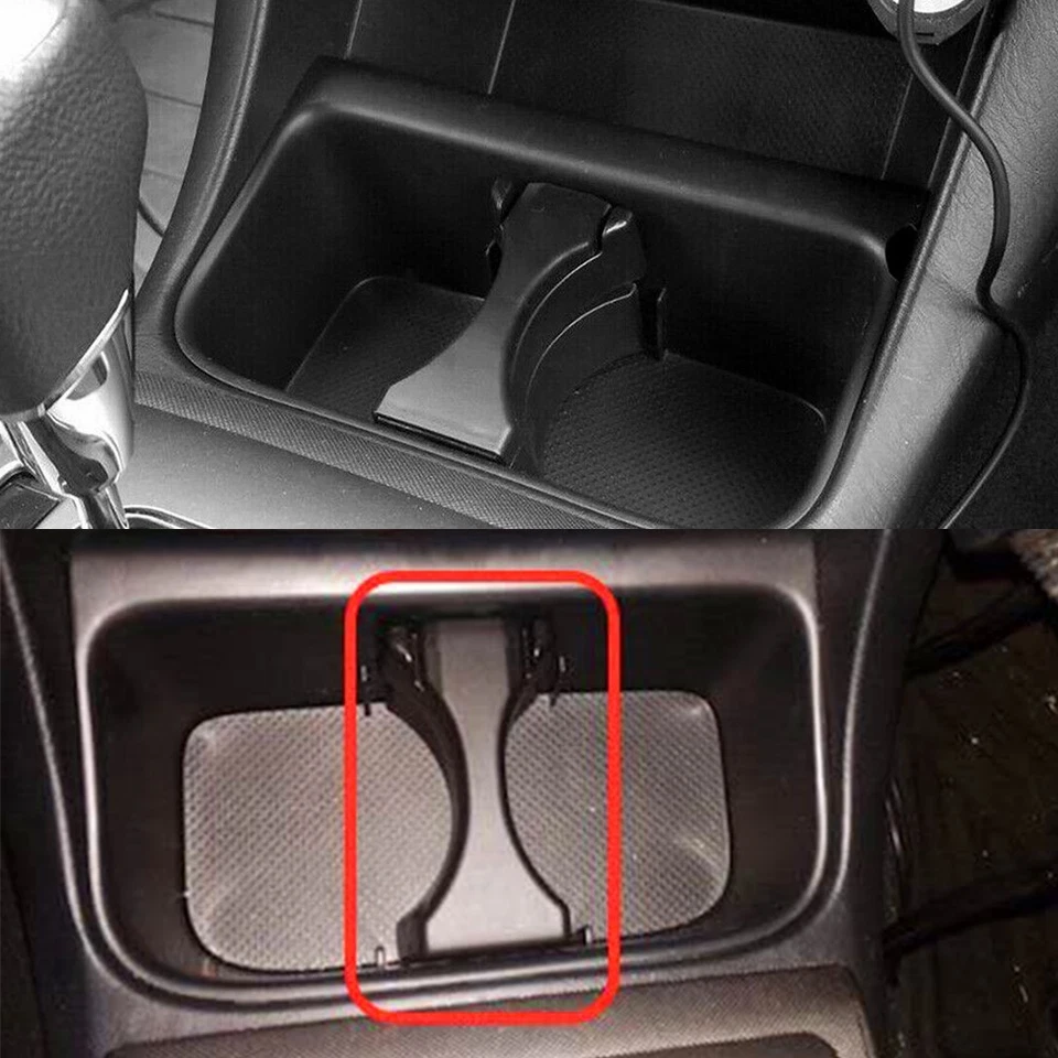 Consola portavasos inserto divisor negro para Toyota Sequoia 2008-2016 55604-04010 Foto 4 de 4