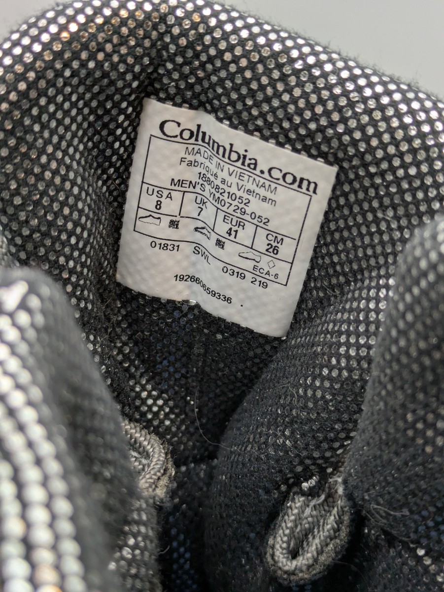 Columbia Omni-Heat Waterproof Hiking‎ Boots Mens 10 Grey Black YM0729-052 Columbia Omni Heat Harper Forest YM0729-052 Hiking Boots  main image 3