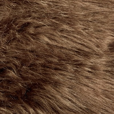Sasha BROWN 2 Inch Long Pile Soft Luxury Faux Fur Fabric Fursuit, Cosplay Costu