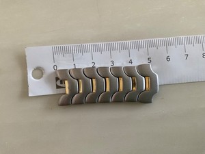Authentic MEN LONGINES SPORT WING /GOLD PLATED LINKS ( FIRST 7LINKS )