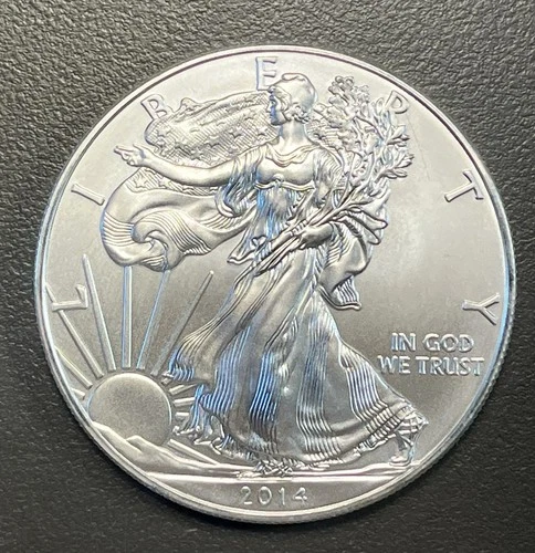 2014 American Eagle Silver Dollar / 1 oz .999 Silver / Uncirculated